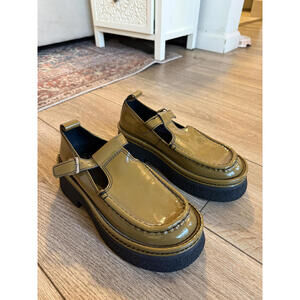 Miista Olive Green Loafers